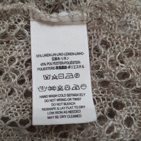 Free People Blended Linen Loose Knit Top - Picture 7 of 10